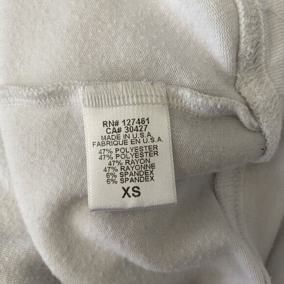 Wildfox Game Day Top Shirt White Pink XS Pullover - Picture 9 of 10